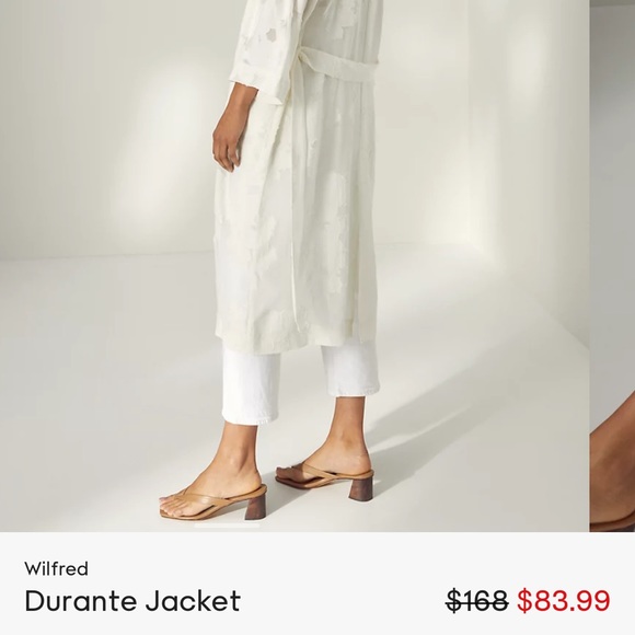 NEW Aritzia Wilfred Durante Jacket Robe in PINK - Picture 9 of 9